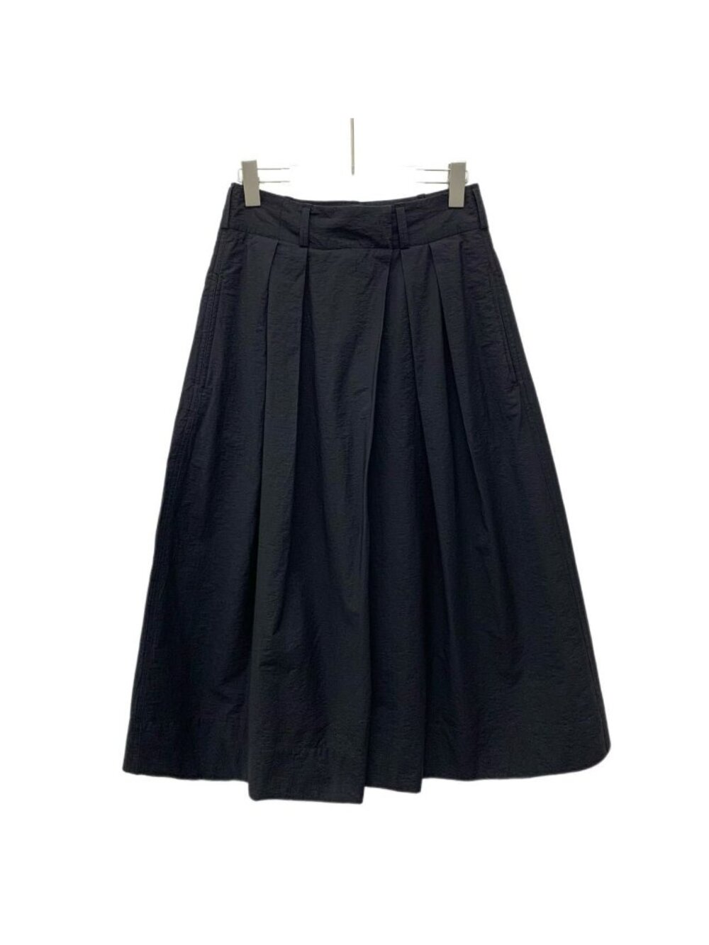 Lemaire Black Cotton Wide-Leg Trousers